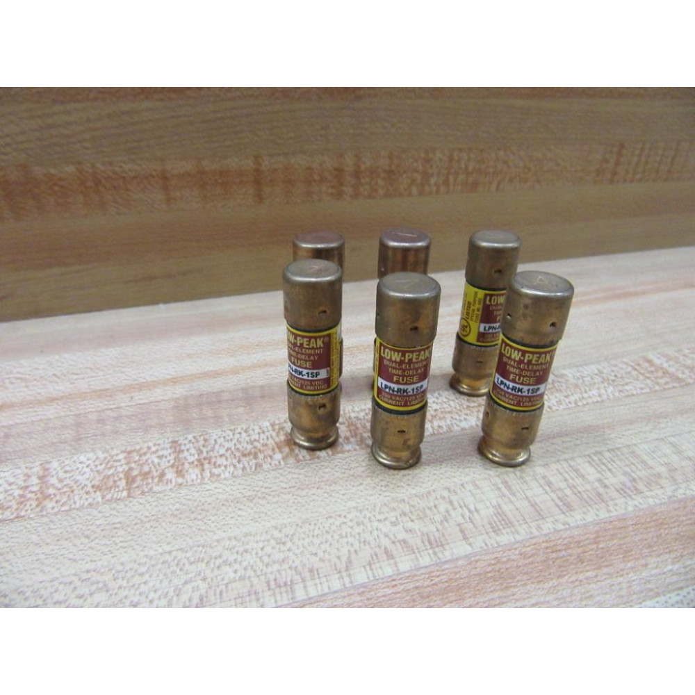 Bussmann LPN-RK-1SP Fuse LPNRK1SP (Pack of 6) - New No Box
