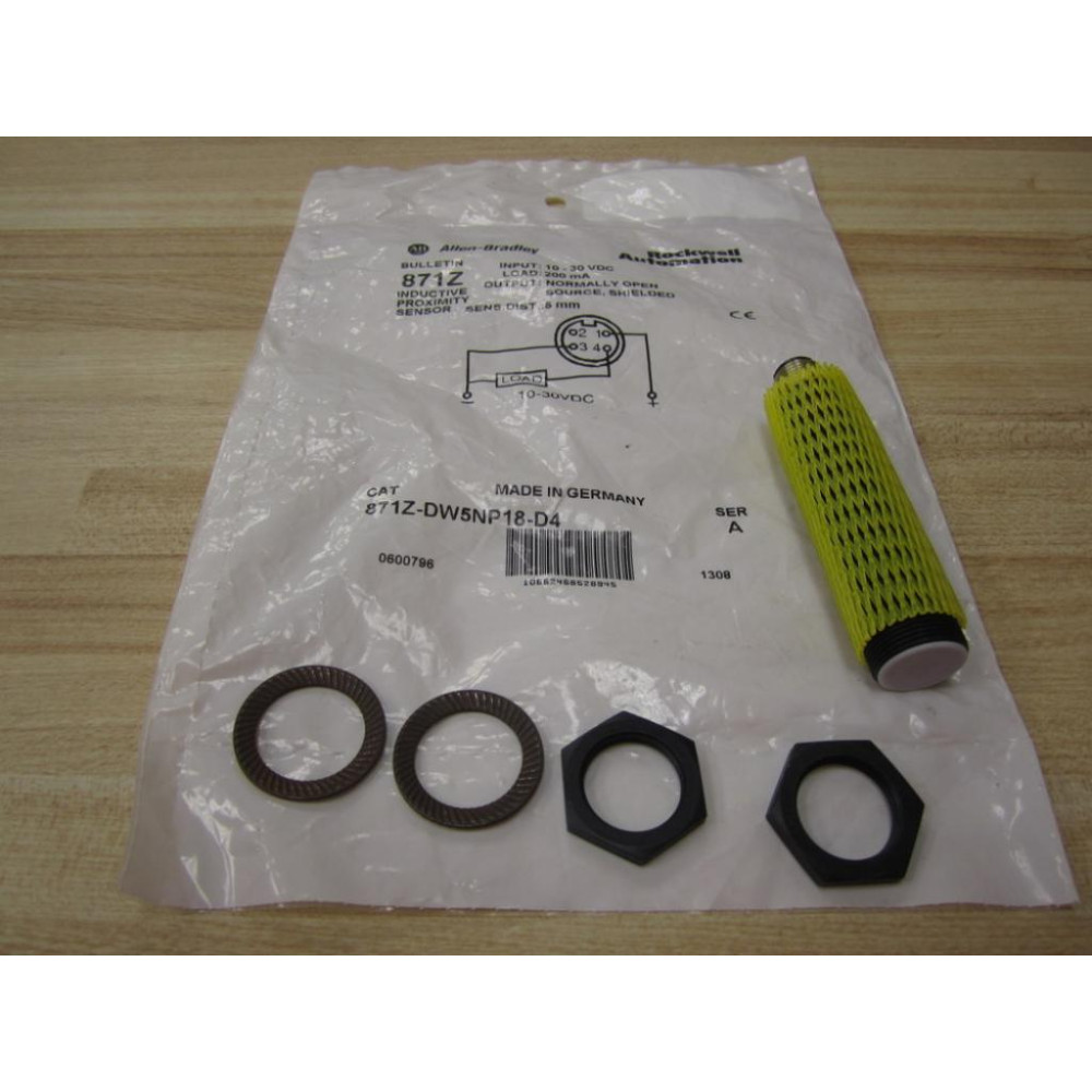Allen Bradley 871Z-DW5NP18-D4 Sensor 871ZDW5NP18D4