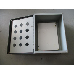 Hoffman E-12PBY25 Push Button Enclosure E12PBY25 - Used