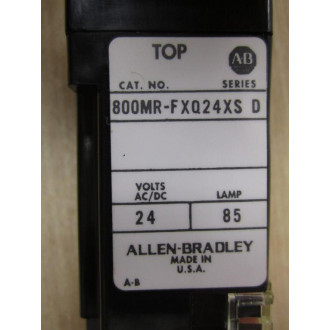 Allen Bradley 800MR-FXQ24AAK Push Button 800MRFXQ24AAK