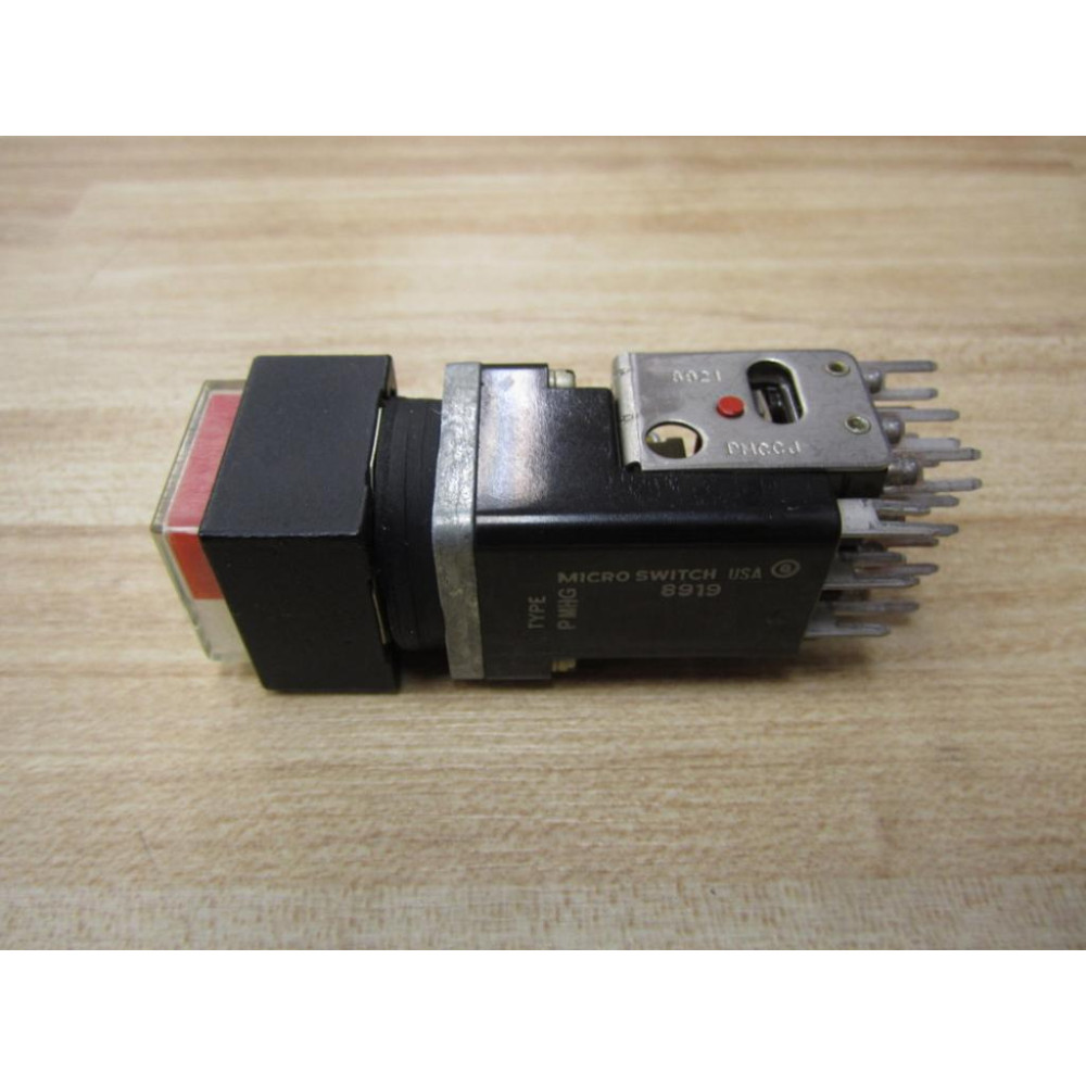 Micro Switch PMHG Honeywell Push Button ManualAuto - Used