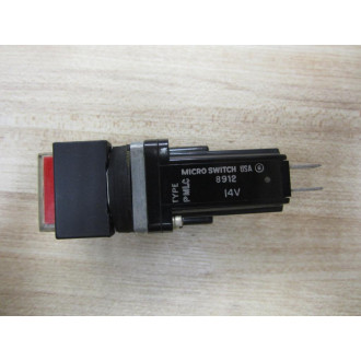 Micro Switch PMLC 8912 Honeywell Push Button Low Packing Water - Used