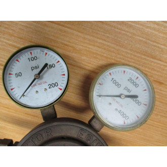 Victor VTS 700 D Gas Regulator VTS700D Missing Gauge Cover - Used