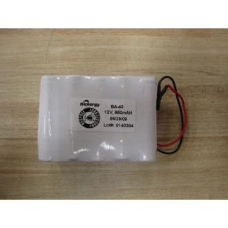 Sanyo 1978-004 Battery Rechargeable Pack BA-40 - New No Box