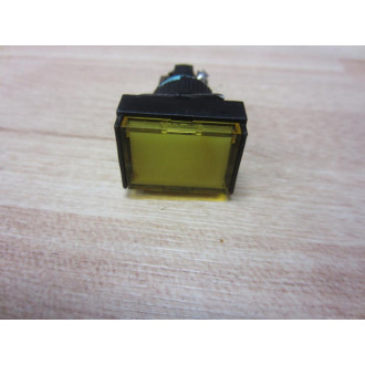 Fuji AH161-TF Pushbutton Yellow - Used