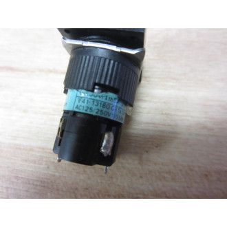 Fuji AH161-TF Pushbutton Yellow - Used