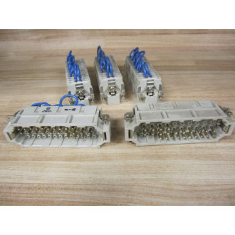 Harting HAN-46-EE-M Connector 092320463001 (Pack of 5) - Used
