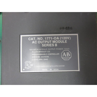 Allen Bradley 1771-OA Module 1771-0A - New No Box