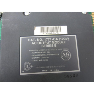 Allen Bradley 1771-OA Module 1771-0A - New No Box