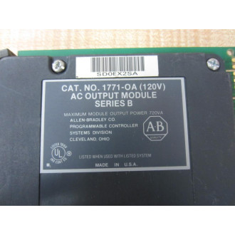 Allen Bradley 1771-OA Module 1771-0A - New No Box