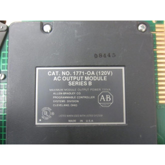 Allen Bradley 1771-OA Module 1771-0A - New No Box