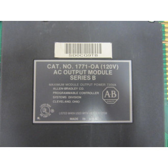 Allen Bradley 1771-OA Module 1771-0A - New No Box