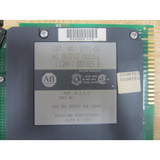 Allen Bradley 1771-OA Module 1771-0A - New No Box