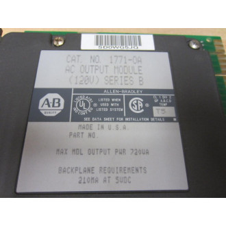 Allen Bradley 1771-OA Module 1771-0A - New No Box