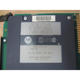 Allen Bradley 1771-OA Module 1771-0A - New No Box