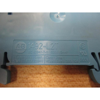 Allen Bradley 1492-L2T Block 1492L2T Blue (Pack of 10) - New No Box