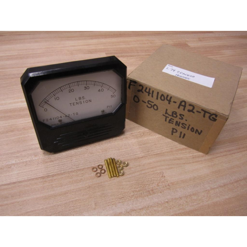 Triplett F241104-A2-TG Tension Meter 65200 0-50 LBS Cracked Housing