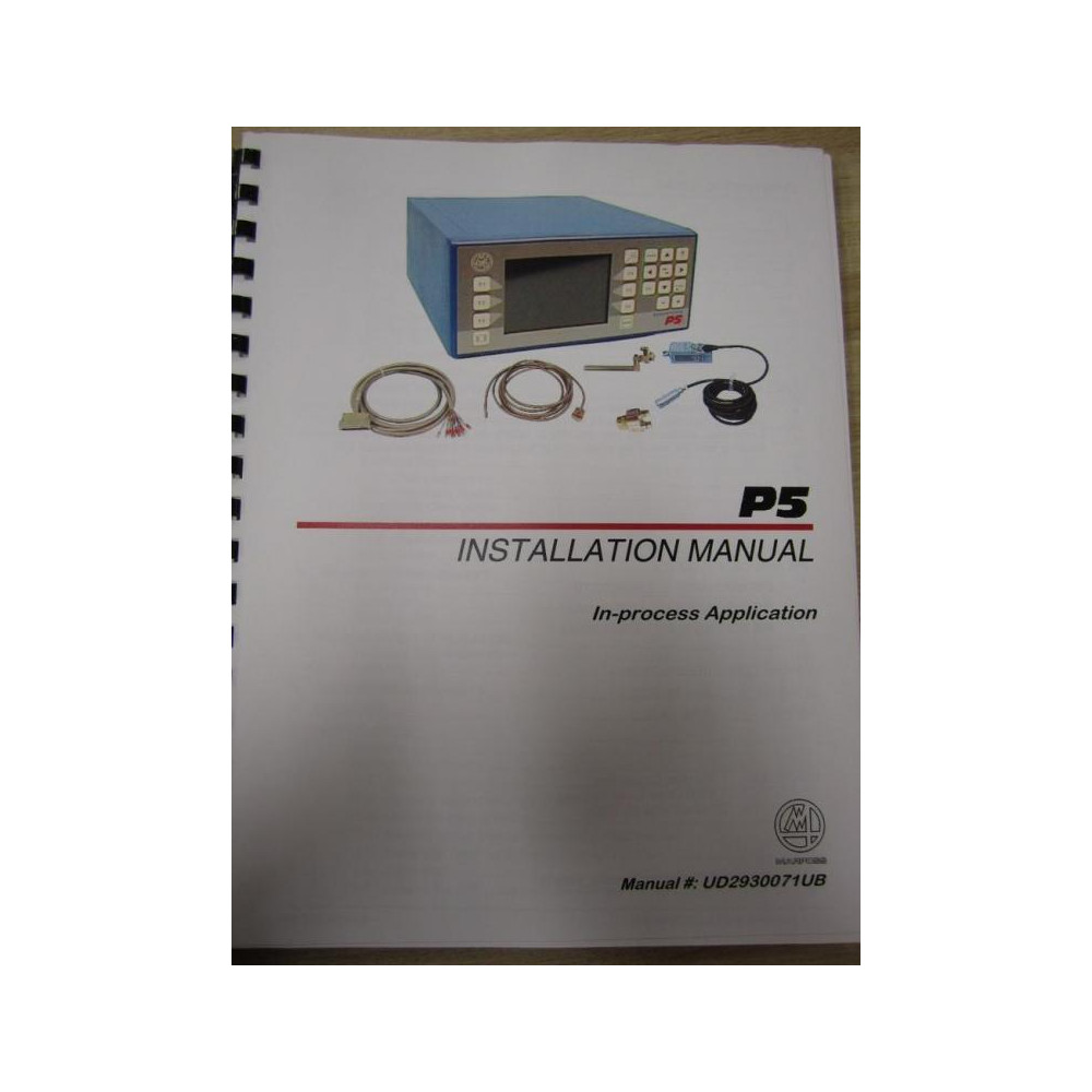 Marposs UD2930071UB P5 Installation Manual