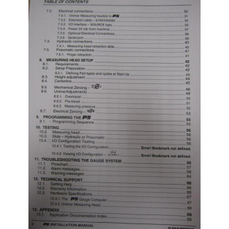 Marposs UD2930071UB P5 Installation Manual