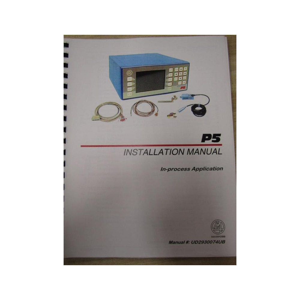 Marposs UD2930074UB Installation Manual