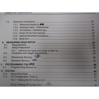Marposs UD2930074UB Installation Manual