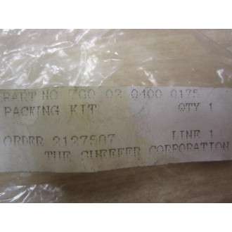 The Sheffer 700 02 0400 0175 Packing Kit 7000204000175