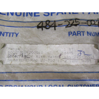 Zahnriemenrad 20-T1010-2 Pulley For 484-225-004.1 T Series - New No Box
