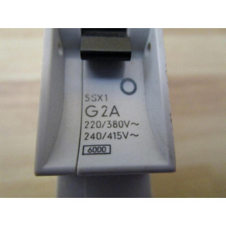 Siemens 5SX1 G2A Circuit Breaker - Used