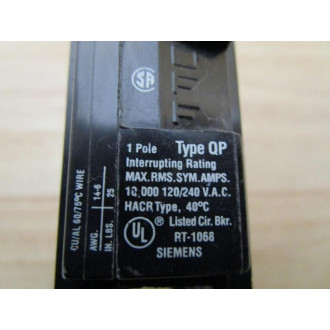 Siemens RT-1068 Circuit Breaker - New No Box
