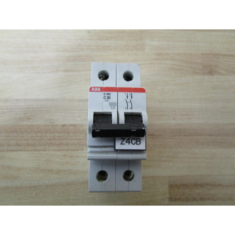 ABB S262-C20 Circuit Breaker - Used