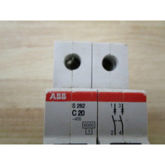 ABB S262-C20 Circuit Breaker - Used