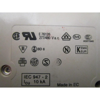 ABB S262-C20 Circuit Breaker - Used