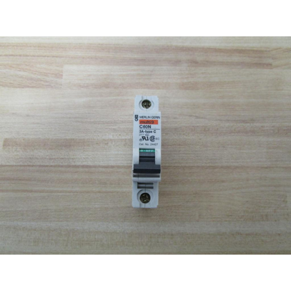Merlin Gerin 24427 Square D Breaker 3A MG24427 Schneider - Used