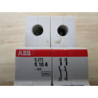 ABB S272-K10A Circuit Breaker S272-K10 (Pack of 2) - Used