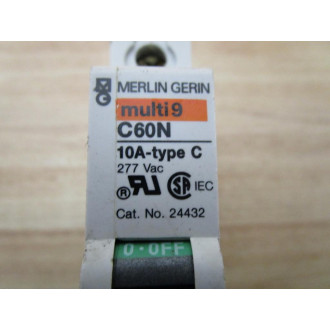 Merlin Gerin 24432 Square D Breaker 10A MG24432 Schneider - Used