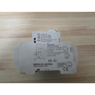 Merlin Gerin 60180 Breaker 20A wAuxiliary Switch 26925 - Used