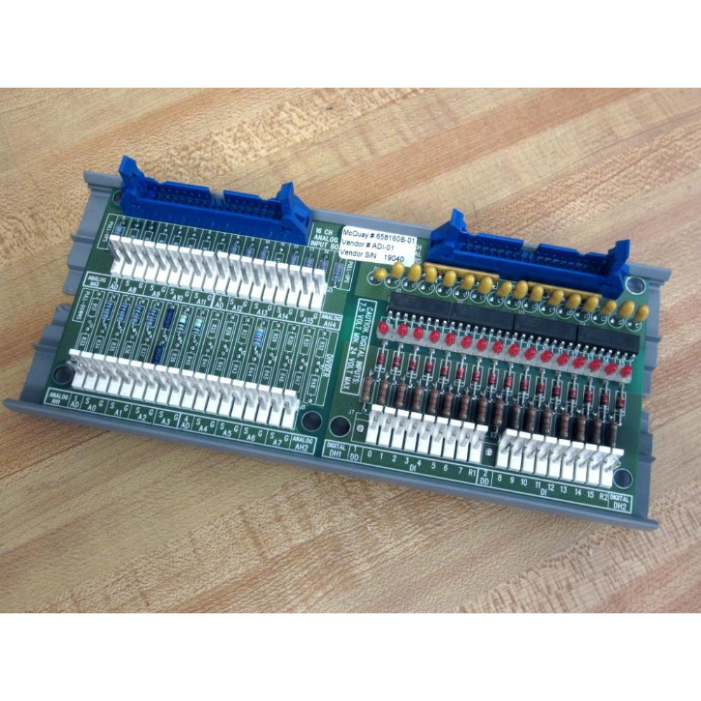 McQuay 658160B-01 32-Ch Input Board ADI-01 - Used