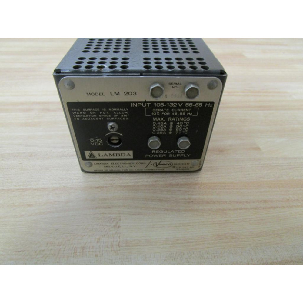 Lambda LM  203 Regulated Power Supply - Used
