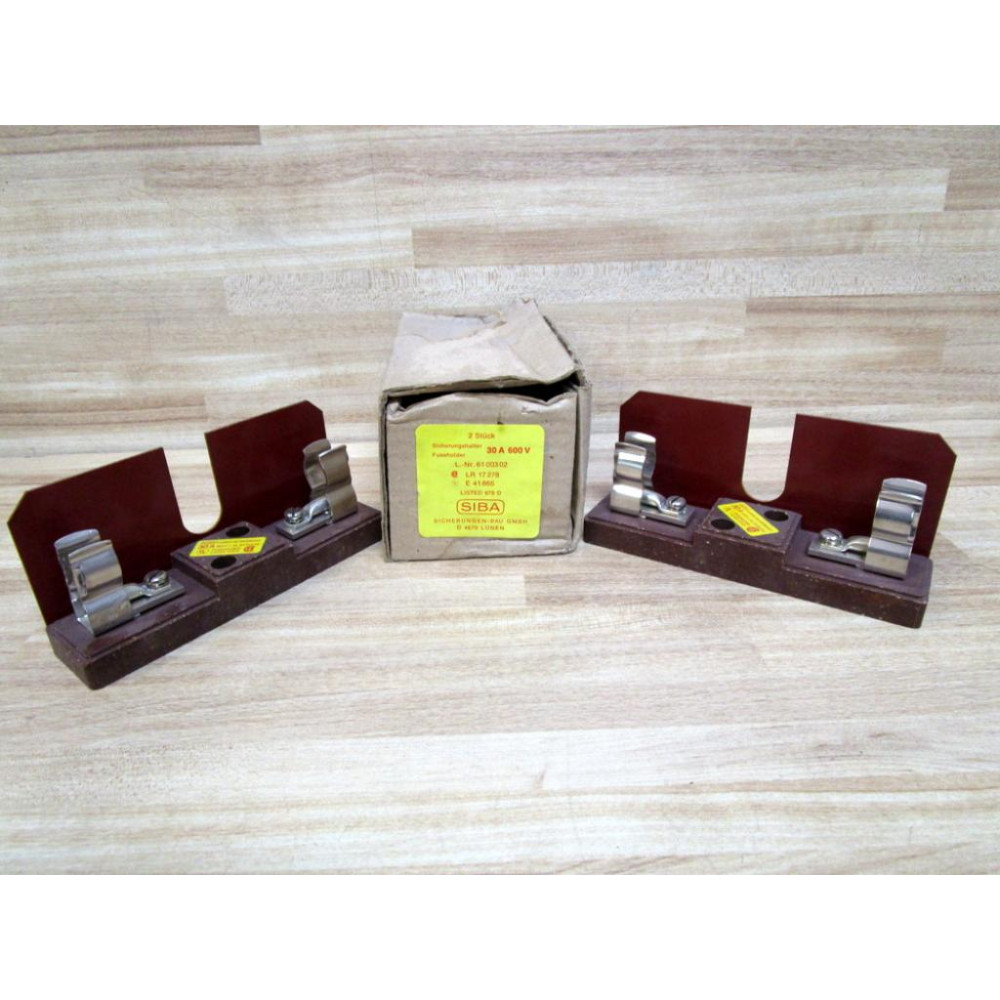 Siba 61 003 02 Fuse Blocks 6100302 (Pack of 2)