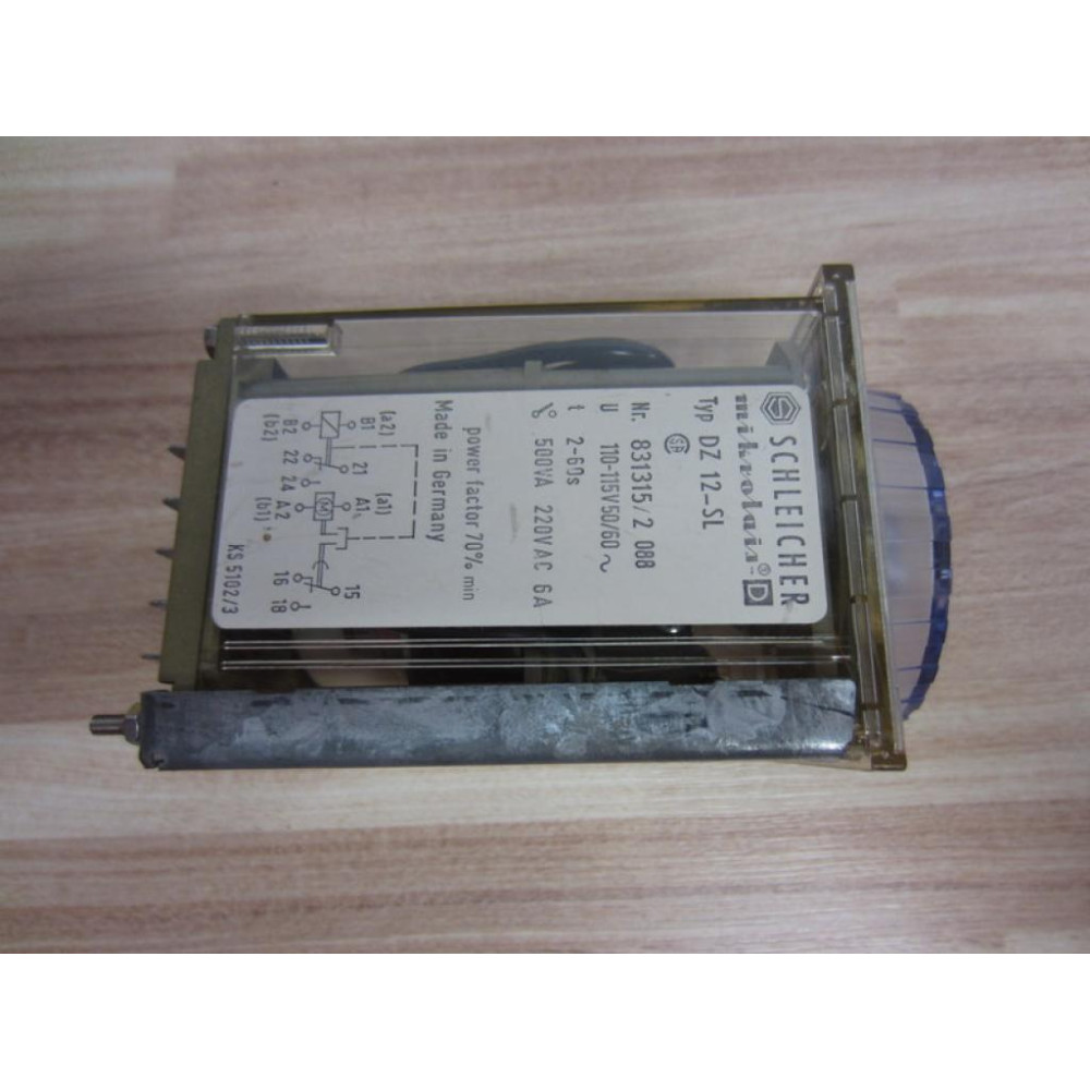 Schleicher DZ 12-SL Time Delay Relay - New No Box