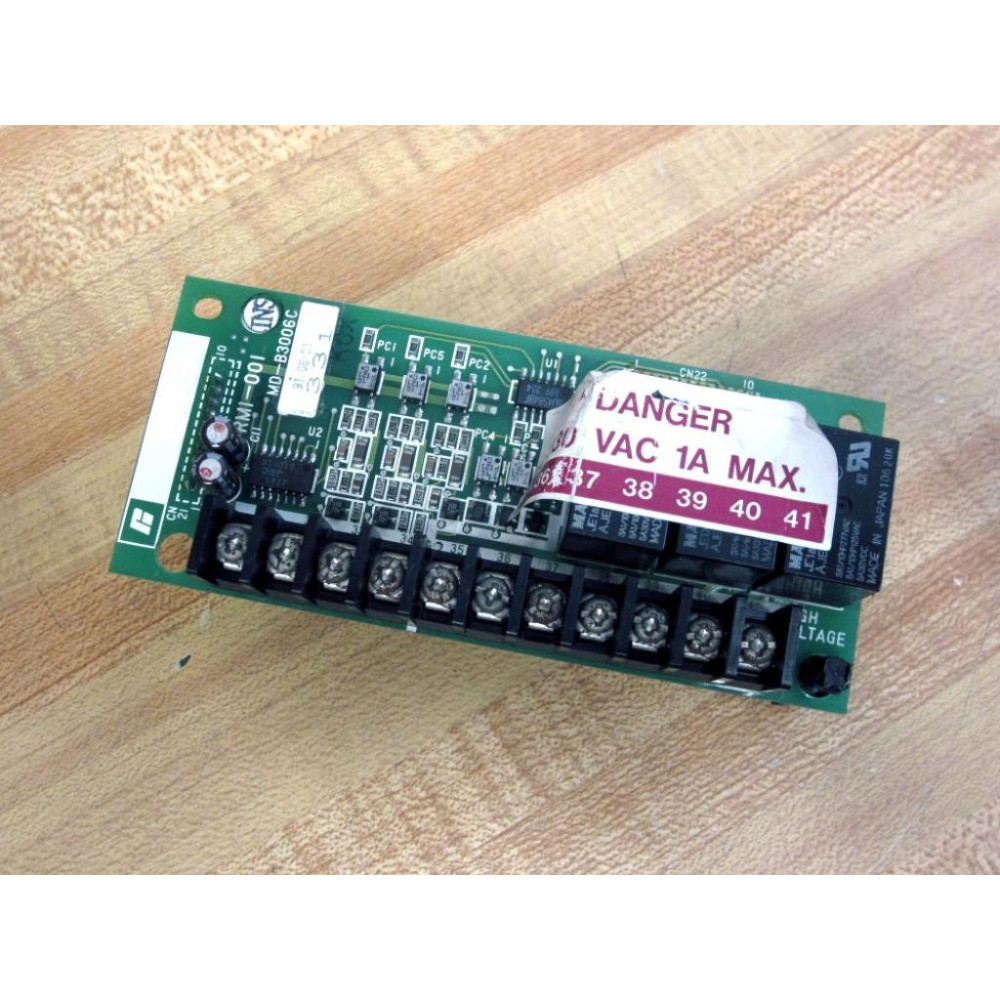 ABB Baldor Reliance RMI-001 Circuit Board MD-B3006C - Used ABB Baldor Reliance RMI-001 Circuit Board MD-B3006C - Used