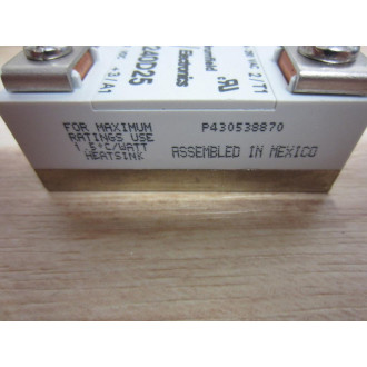 Potter & Brumfield Tyco SSR-240D25 Relay SSR240D25
