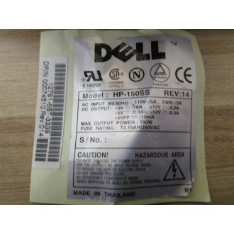 Dell HP-150SS Power Supply HP150SS - Used