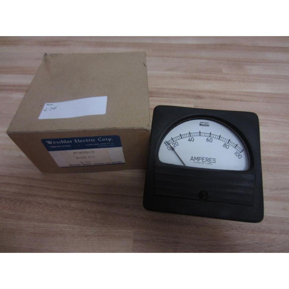 Weschler Instruments 291B292A15 Amp Meter