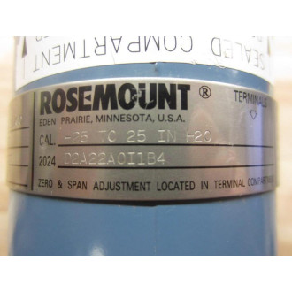 Rosemount 2024D2A22A0I1B4 Valve - New No Box