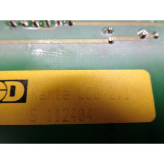 DGD Karta Lcd. S 112404 Circuit Board - Used