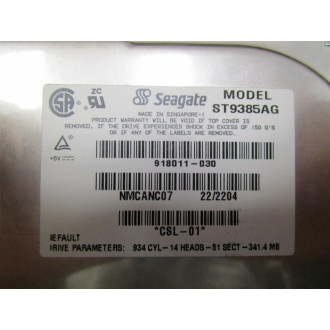 Seagate ST9385AG Hard Disk Drive ADH-0012-UG - Used
