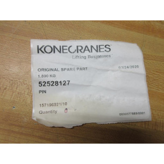 Kone Cranes 52528127 Pin - New No Box
