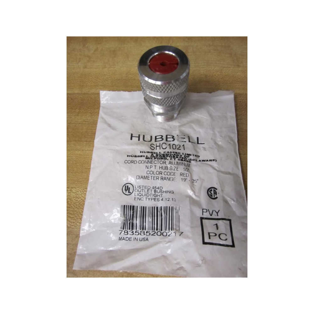 Hubbell SHC1021 Cord Connector