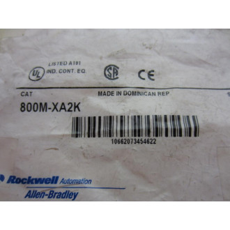 Allen Bradley 800M-XA2K Contact Block 800MXA2K